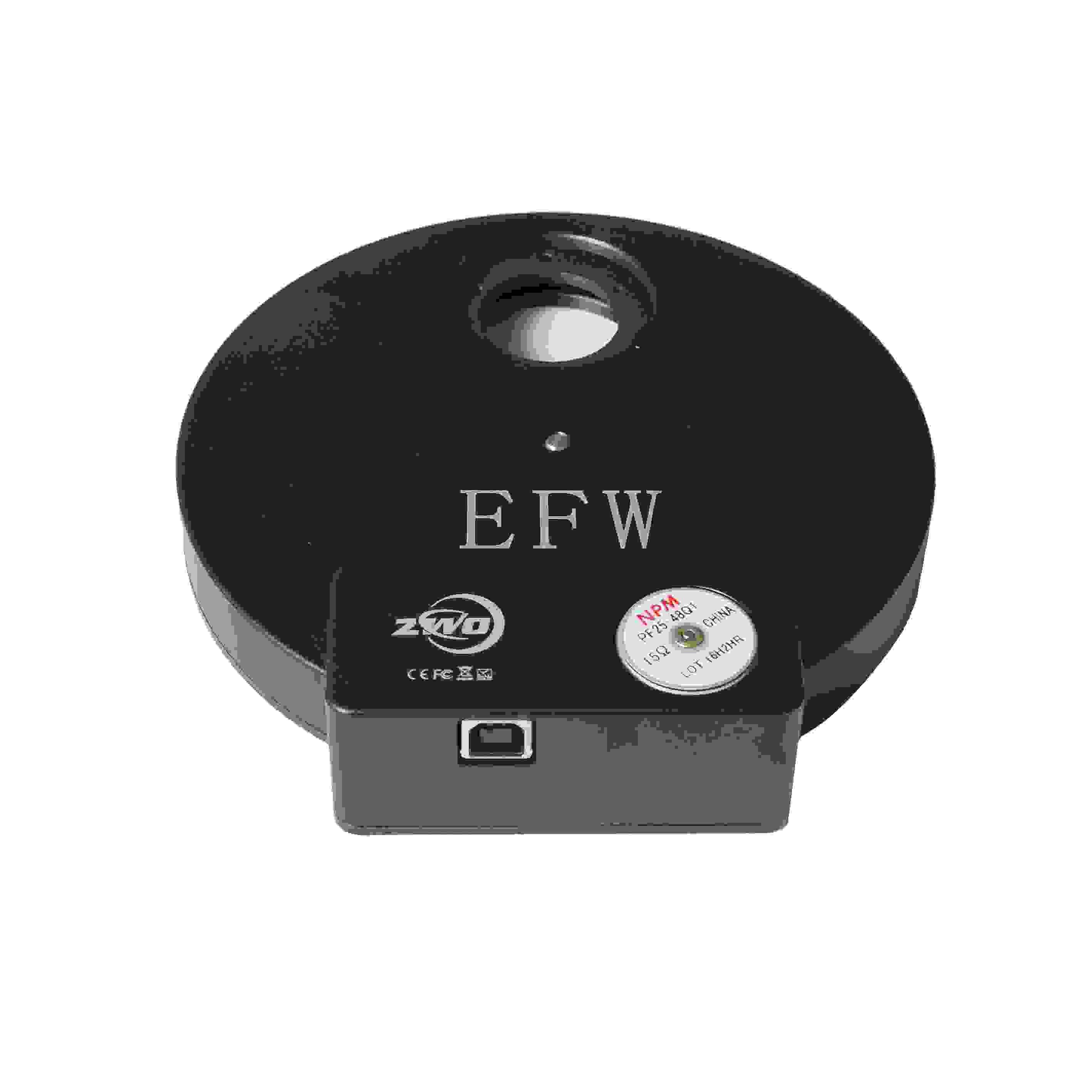 ZWO 電動式フィルターホイール　薄型USB, (8 x 1.25インチ or 7 x 36mm)用